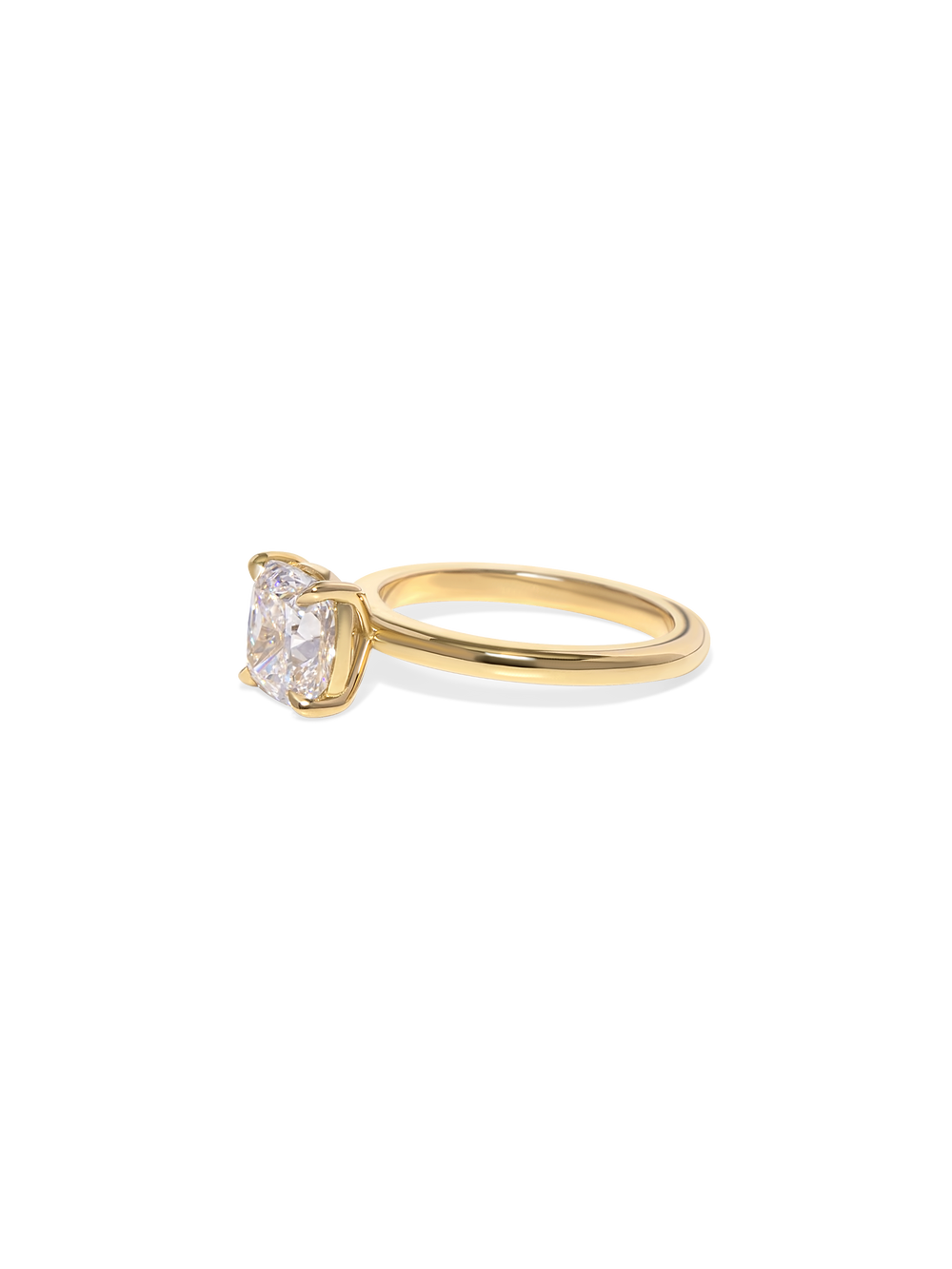 2.21ct Cushion Ceremonial Solitaire Ring - View 