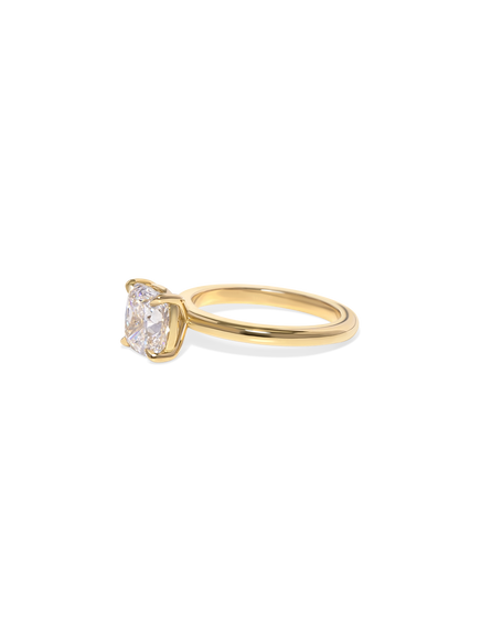 2.21ct Cushion Ceremonial Solitaire Ring