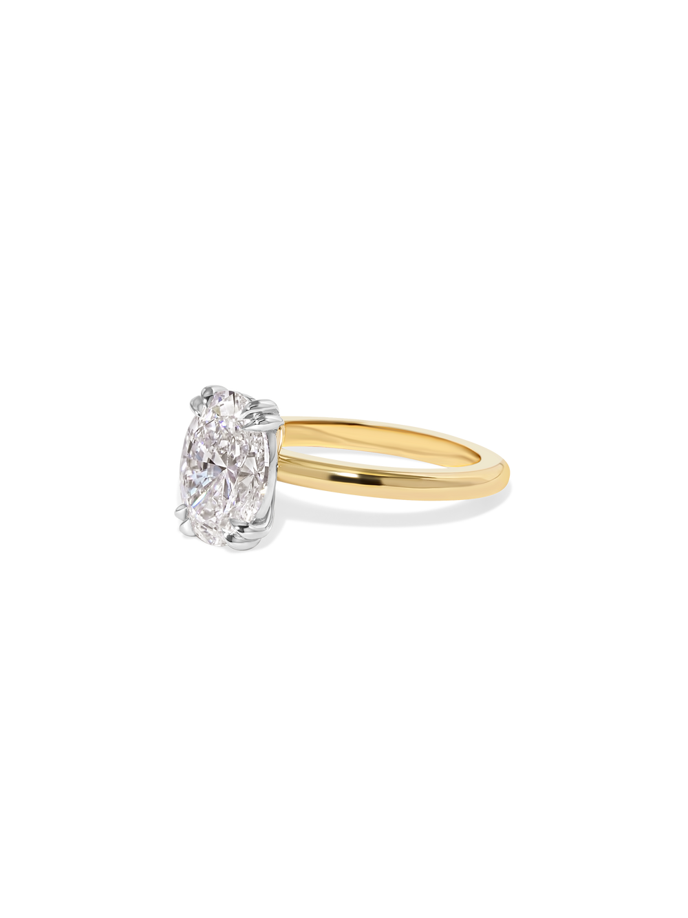 2.50ct Oval Ceremonial Solitaire Ring - View 