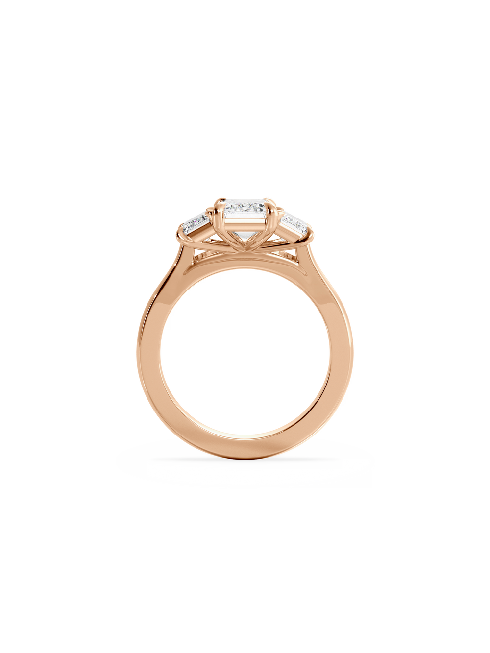 Emerald Trilogy Ring - View 
