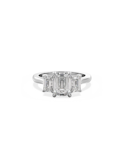 Emerald Trilogy Ring