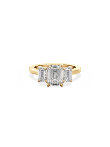 Emerald Trilogy Ring
