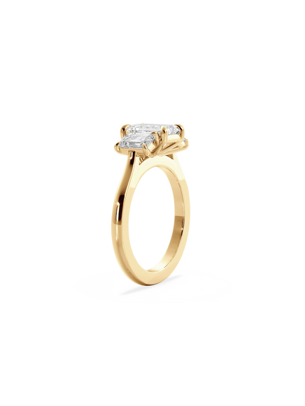 Emerald Trilogy Ring