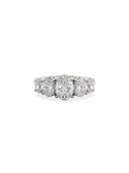 Oval Signature Five-Stone Ring