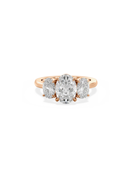 Oval Trilogy Ring