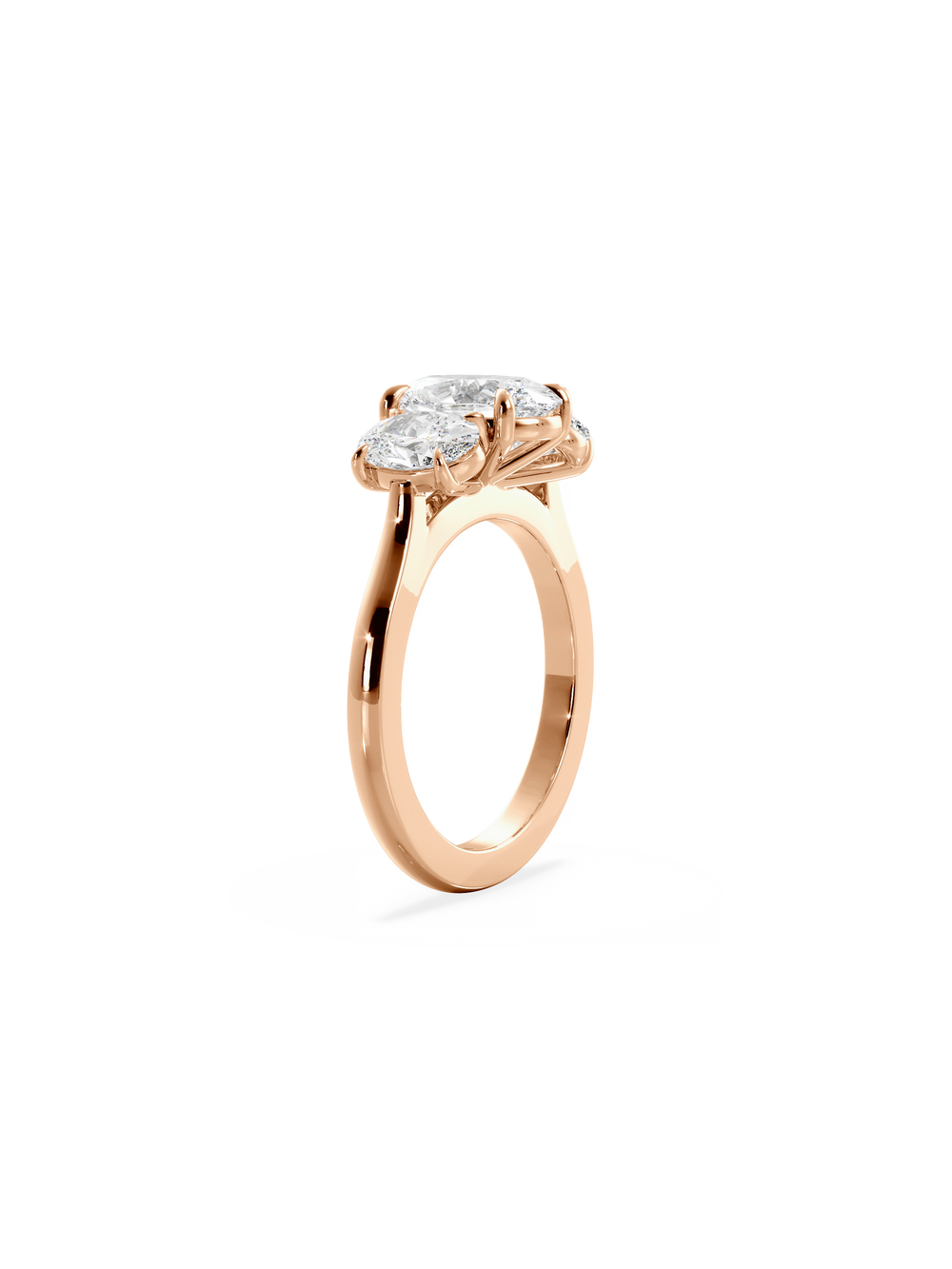 Oval Trilogy Ring - View 