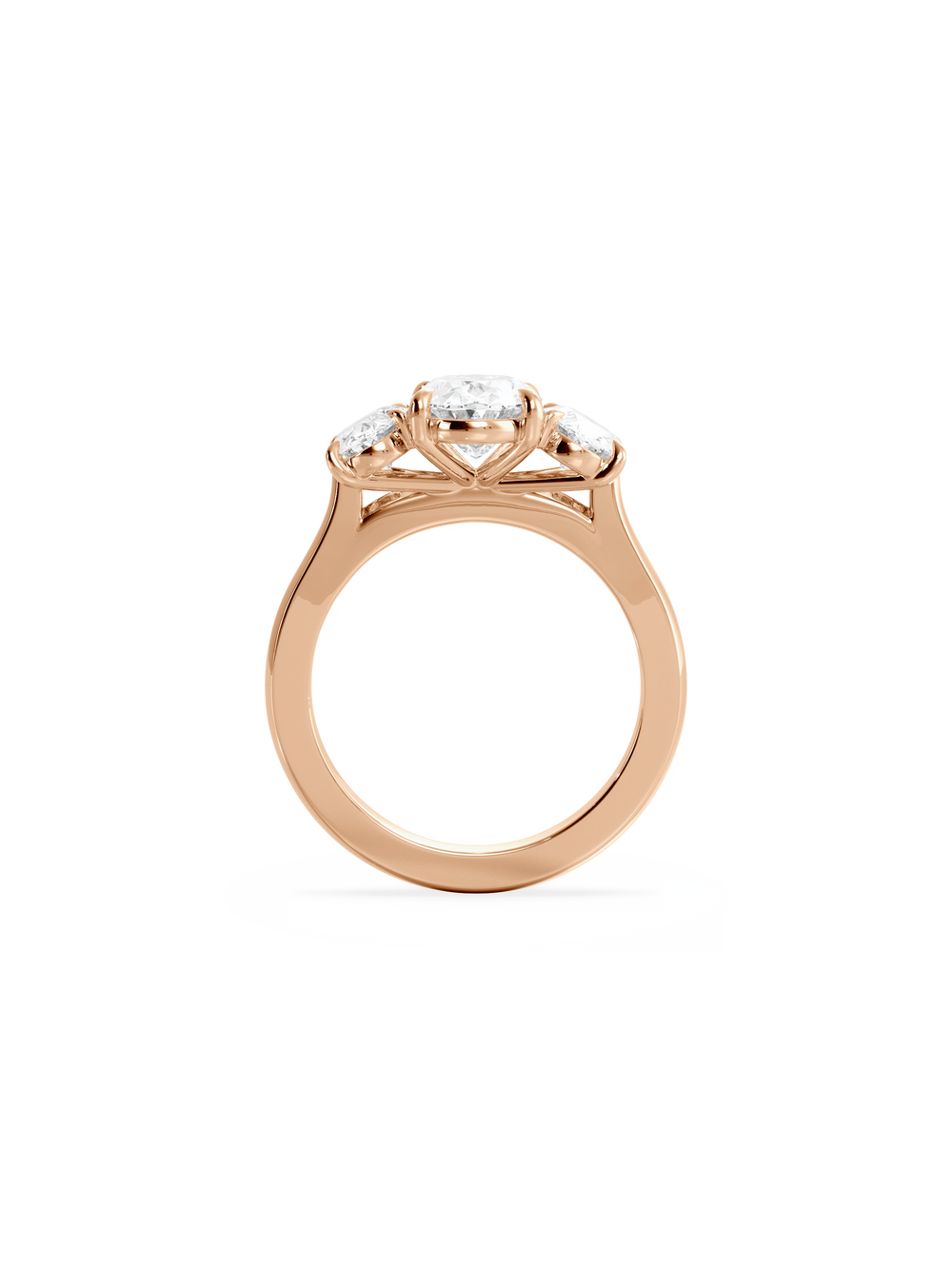 Oval Trilogy Ring - View 