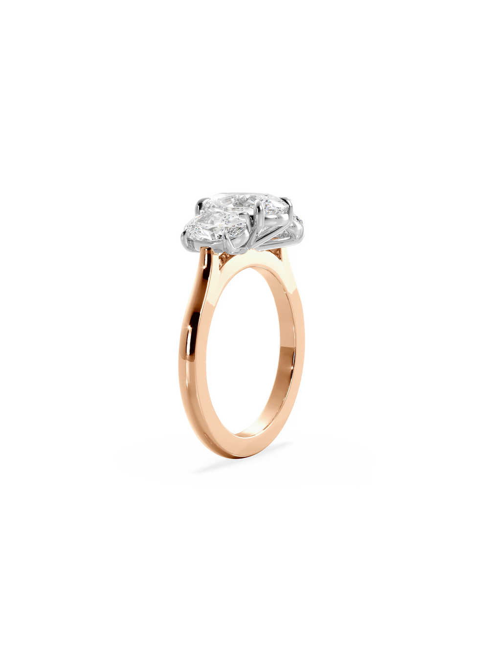 Oval Trilogy Ring - View 