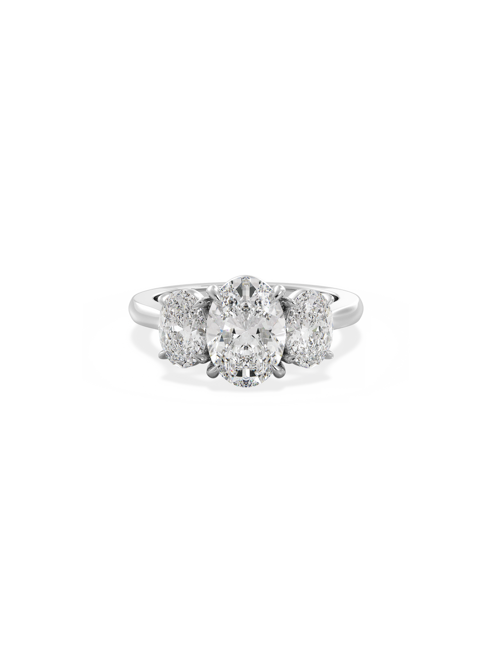 Oval Trilogy Ring - View 