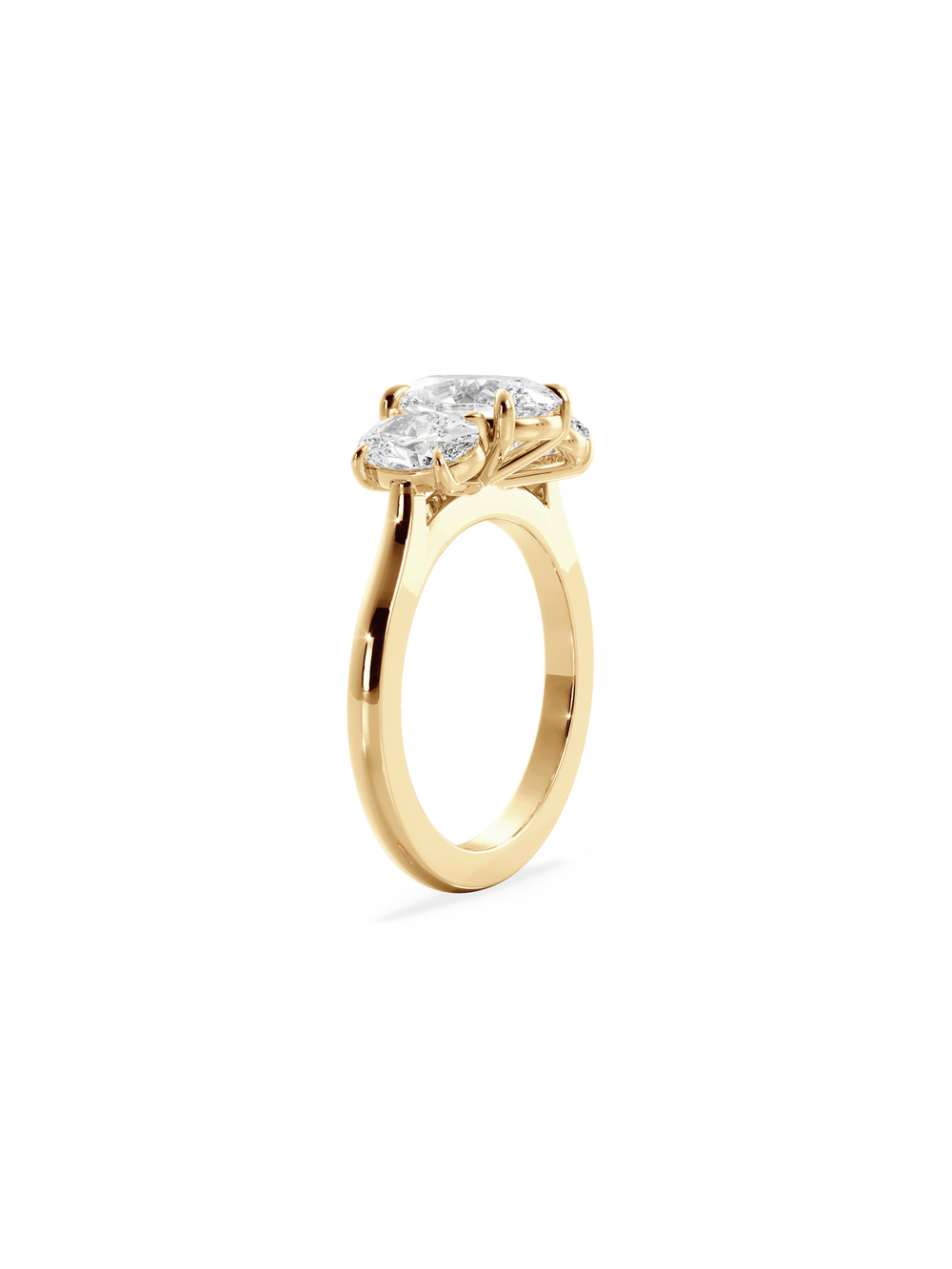 Oval Trilogy Ring - View 