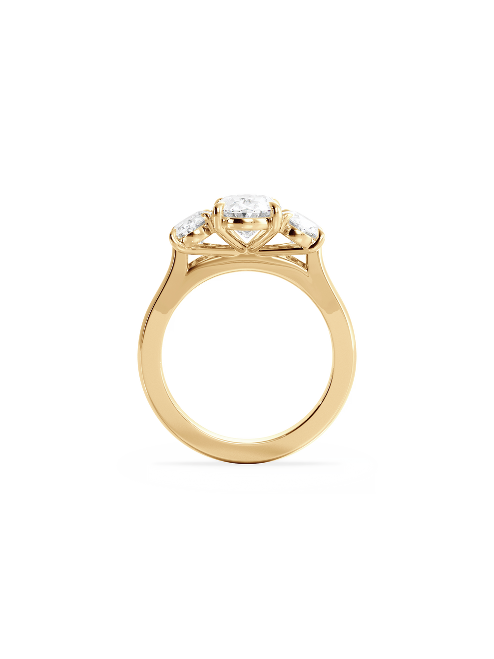 Oval Trilogy Ring - View 