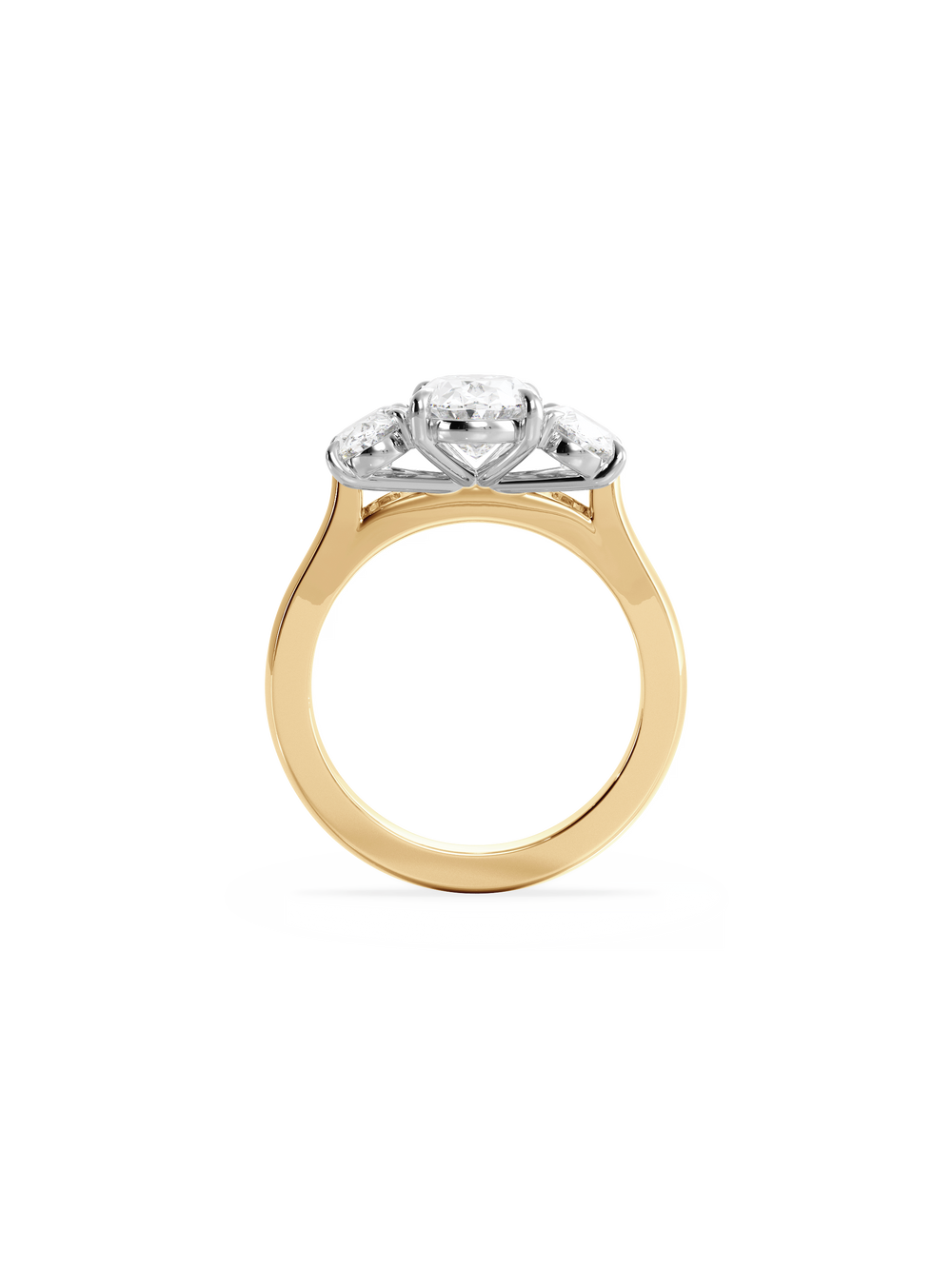 Oval Trilogy Ring - View 