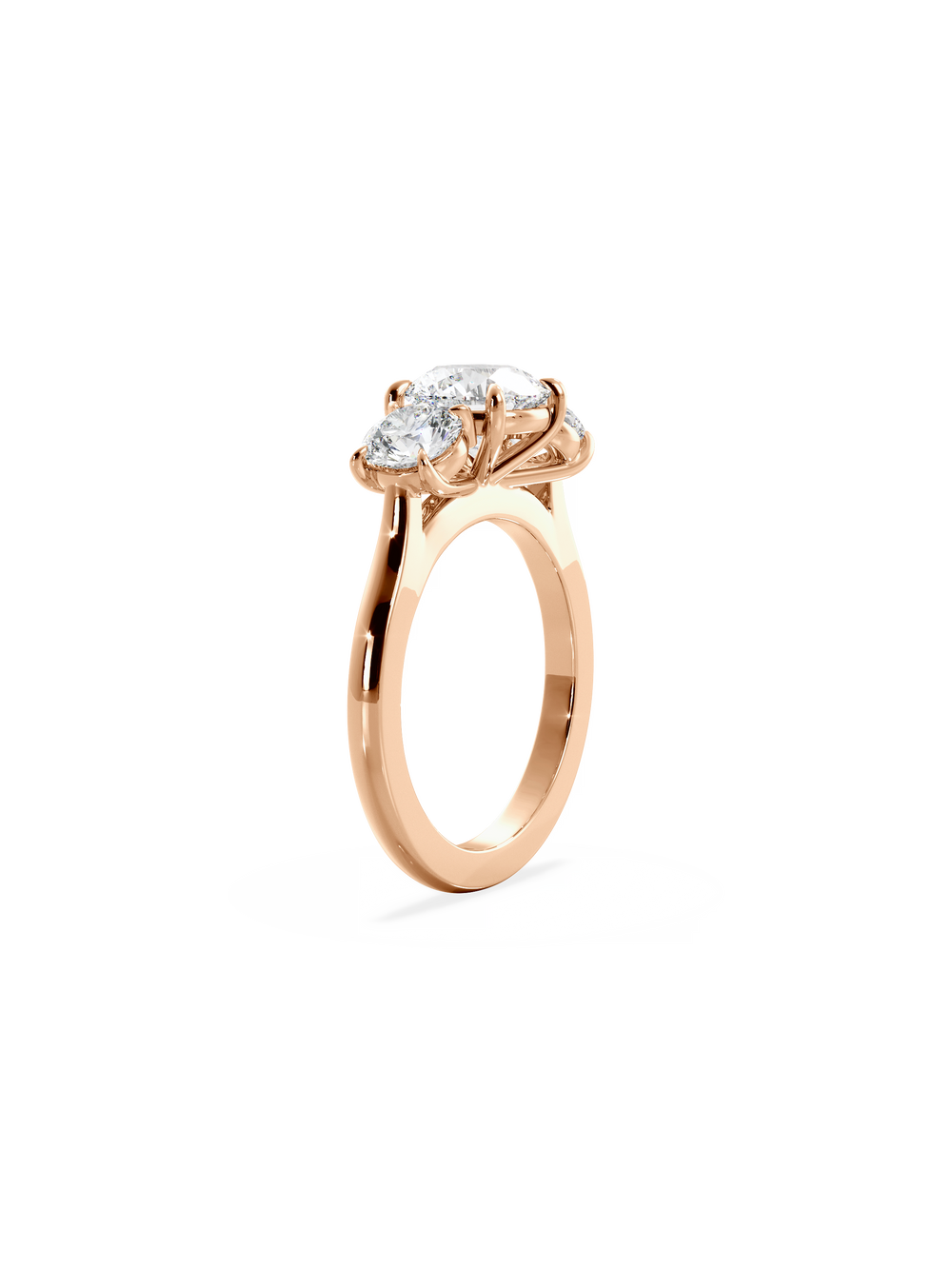 Round Trilogy Ring - View 