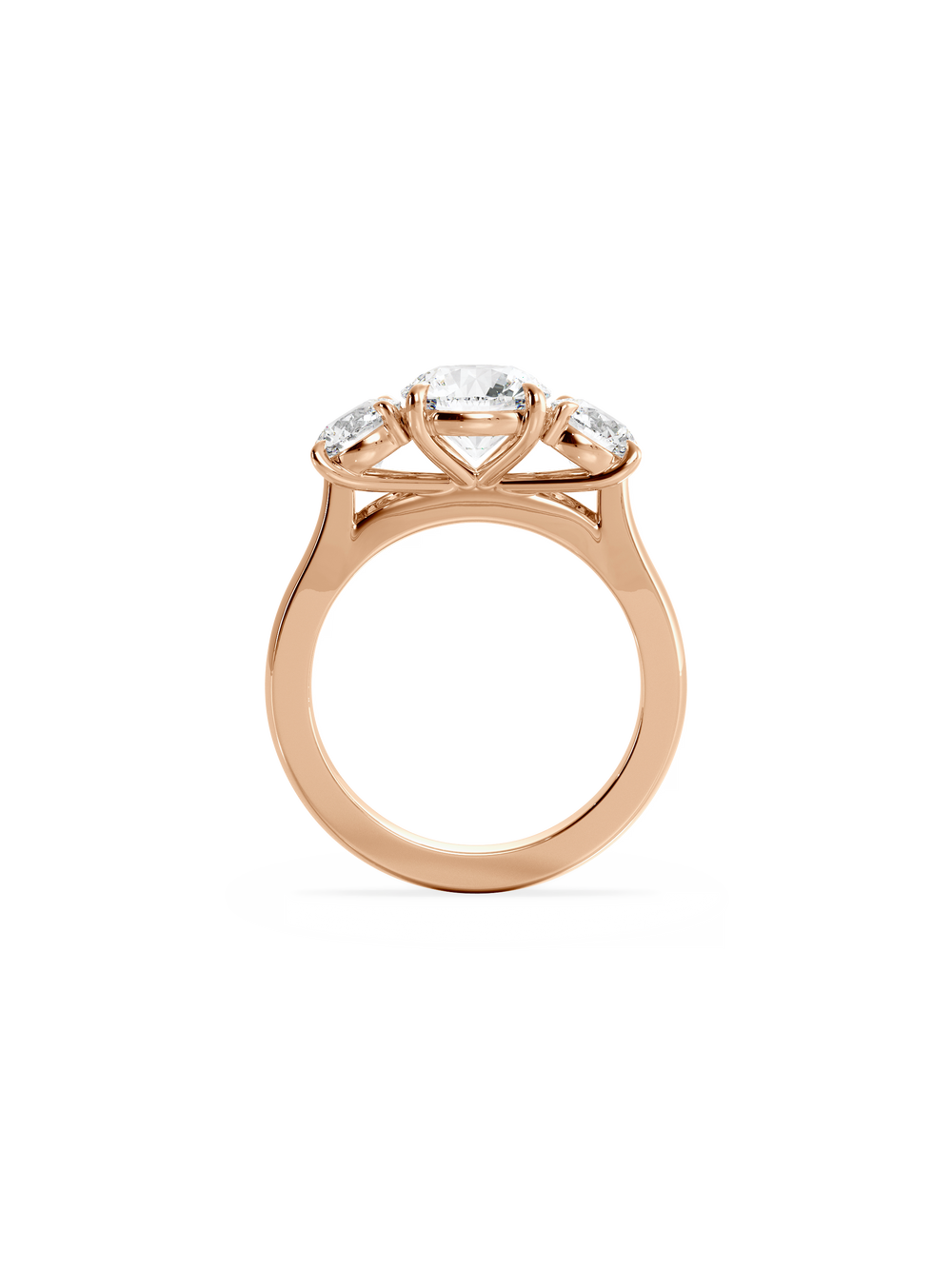 Round Trilogy Ring - View 