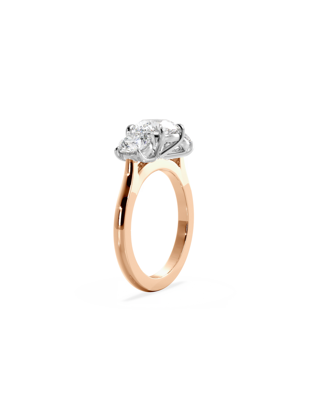 Round Trilogy Ring - View 