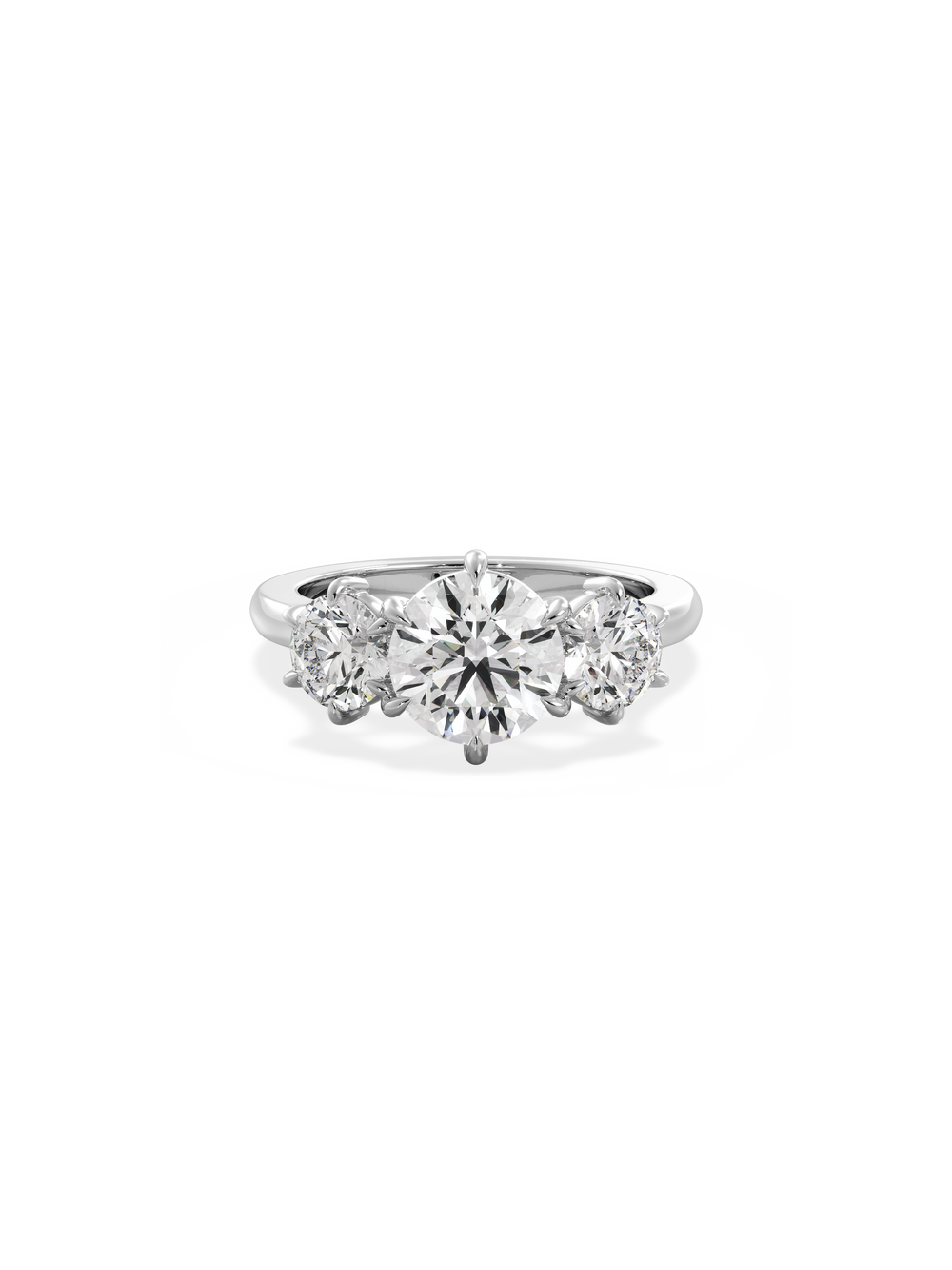 Round Trilogy Ring