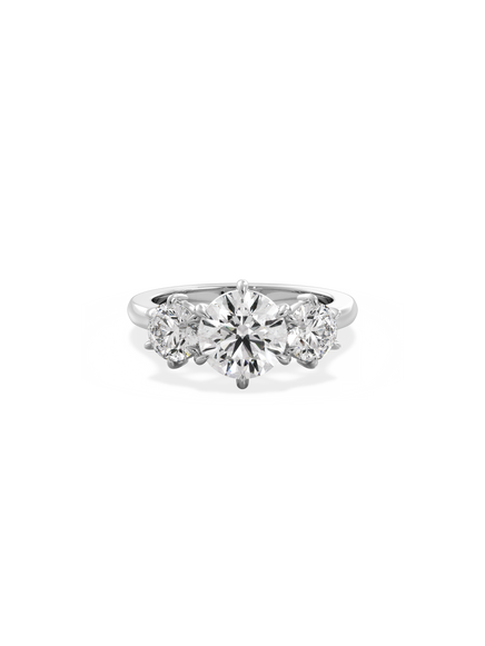 Round Trilogy Ring