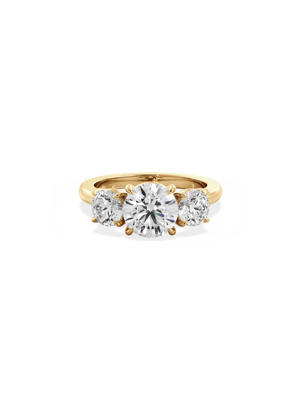 Round Trilogy Ring - View 