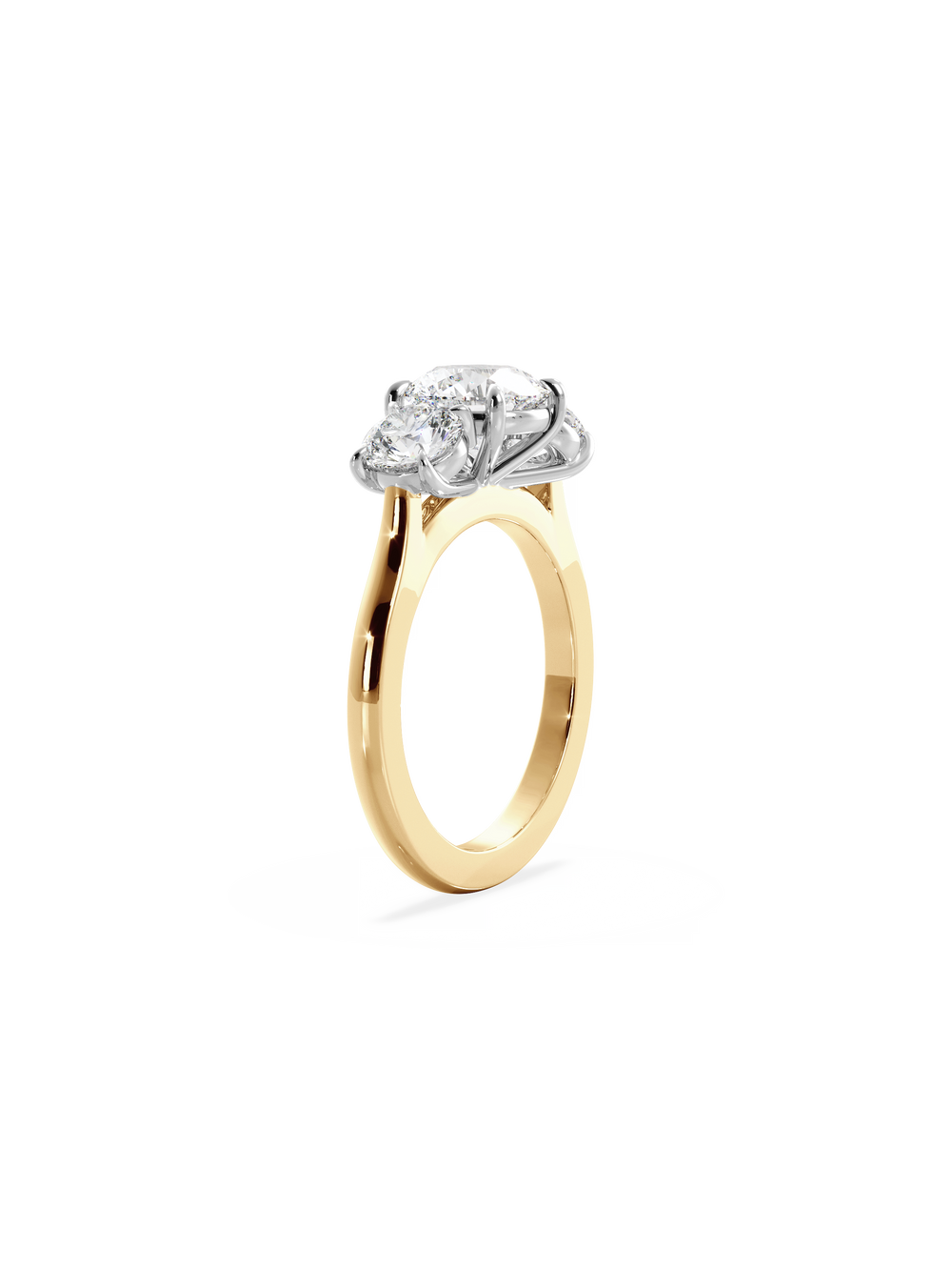 Round Trilogy Ring - View 