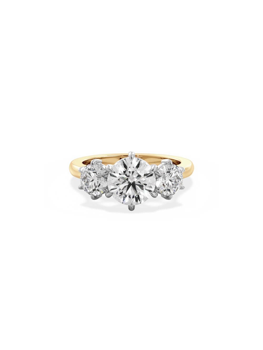 Round Trilogy Ring
