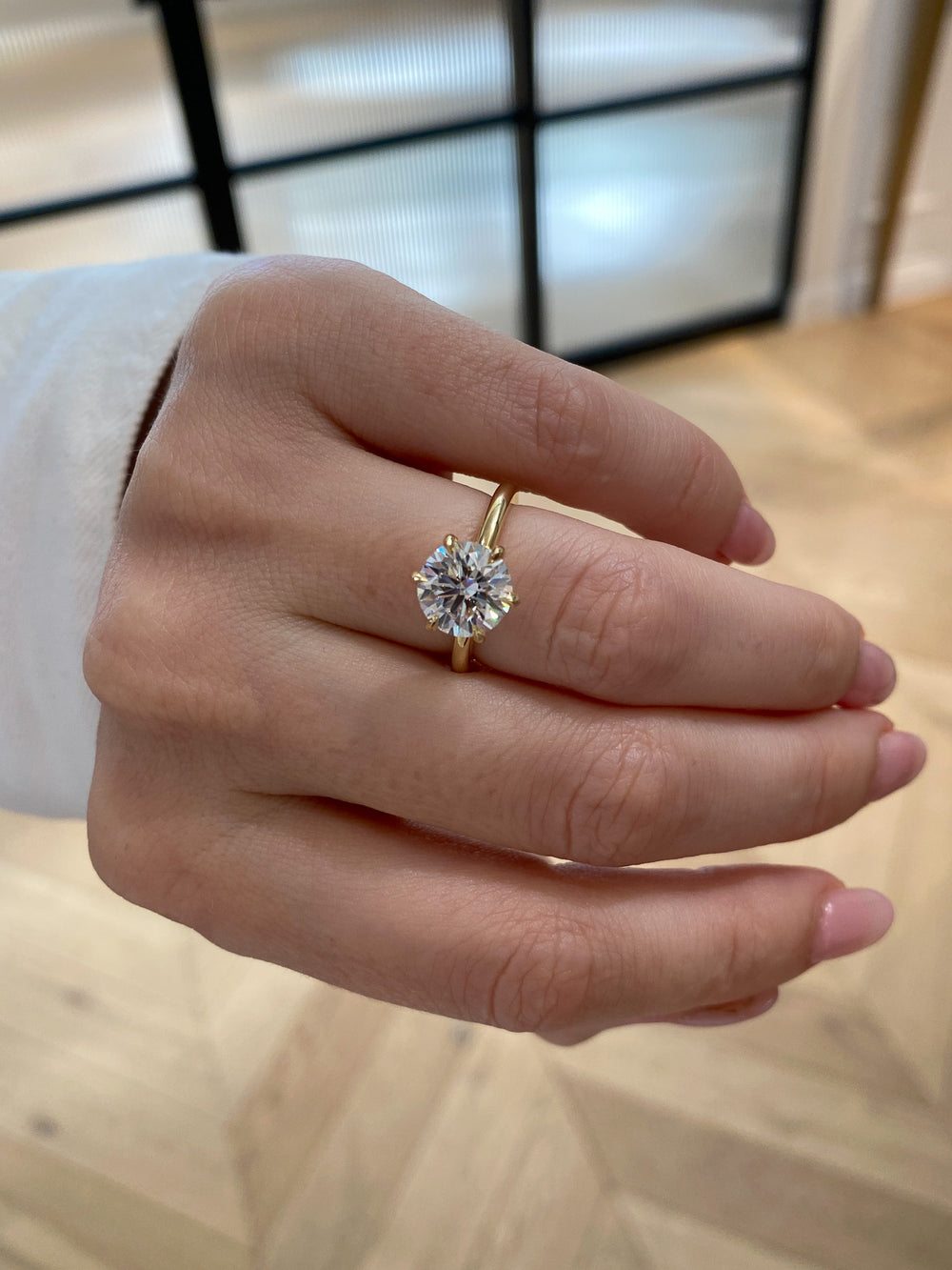2.55ct Round Ceremonial Solitaire Ring - View 