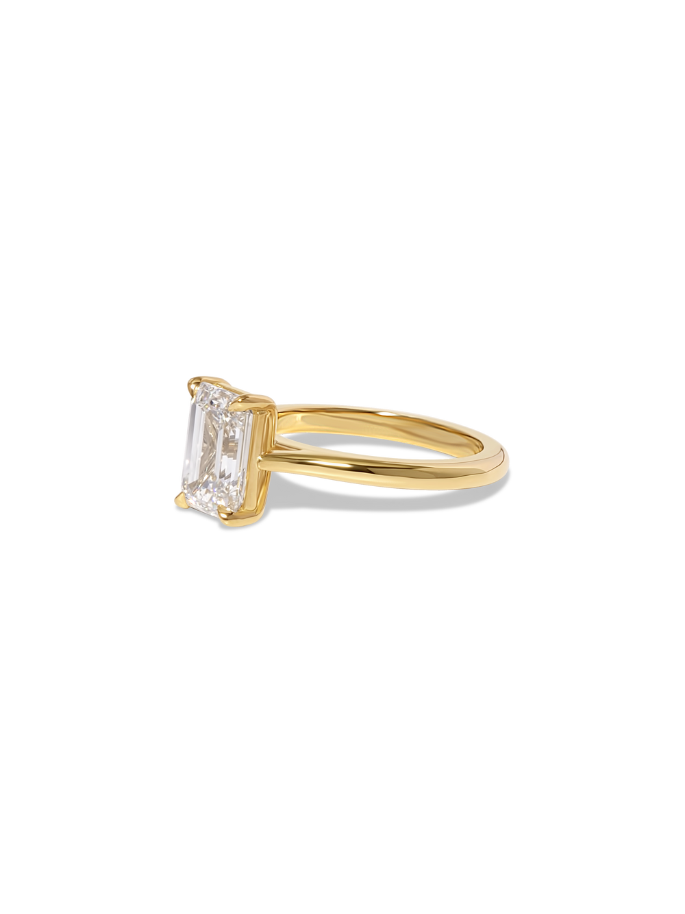 2.55ct Emerald Classic Solitaire Ring - View 
