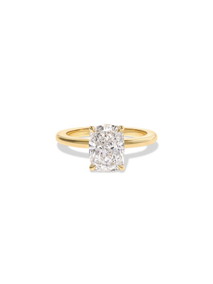 2.56ct Elongated Cushion Ceremonial Solitaire Ring