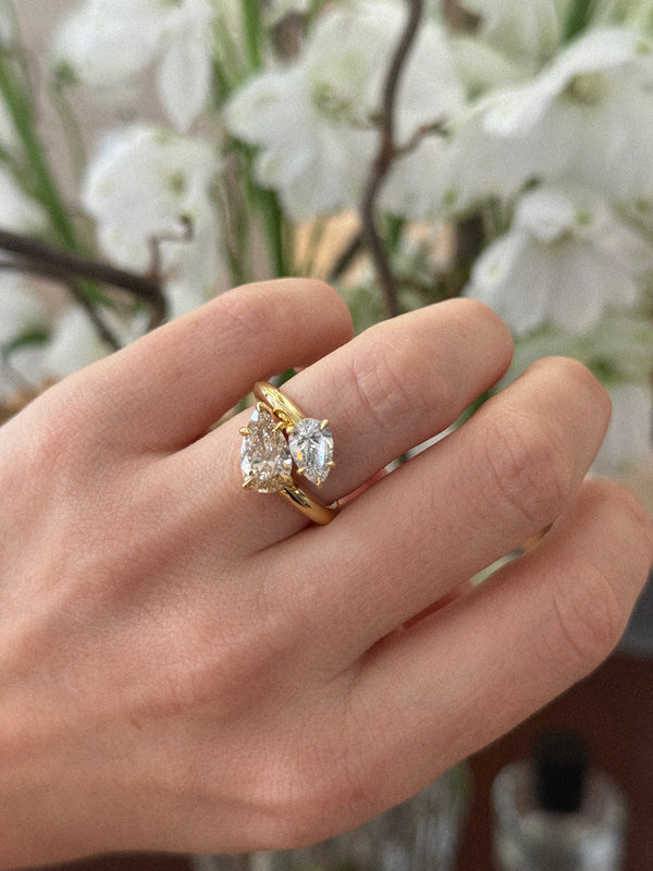 Toi et Moi Engagement Rings