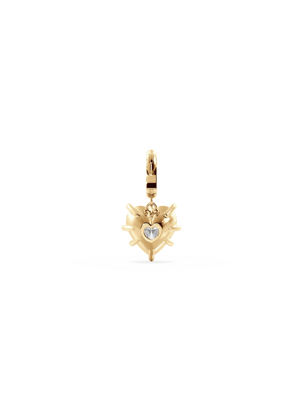 3.00ct Heart Diamond Bespoke Pendant - View 