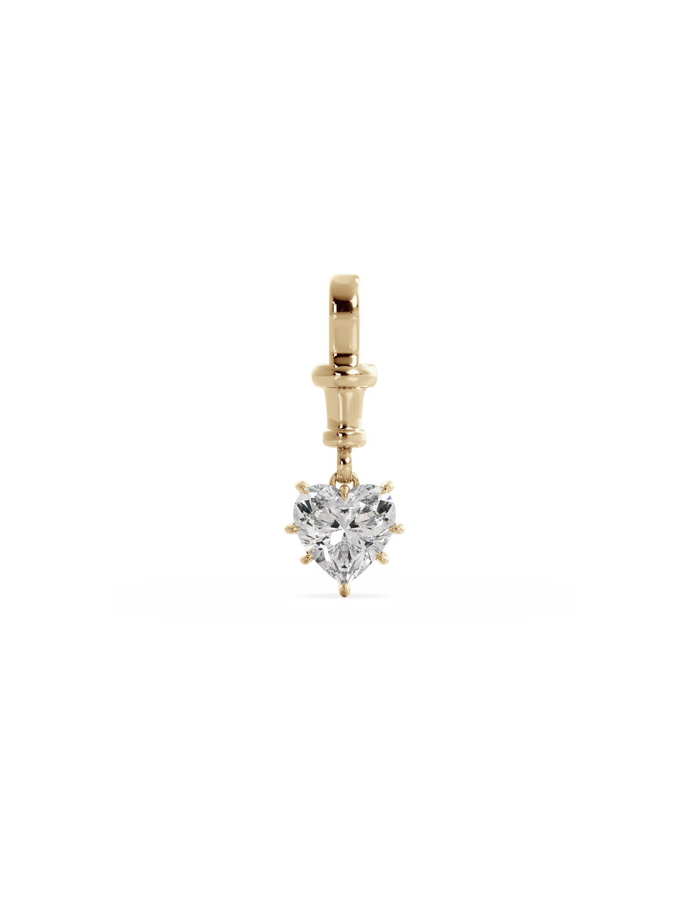 2.00ct Heart Diamond Bespoke Pendant - View 