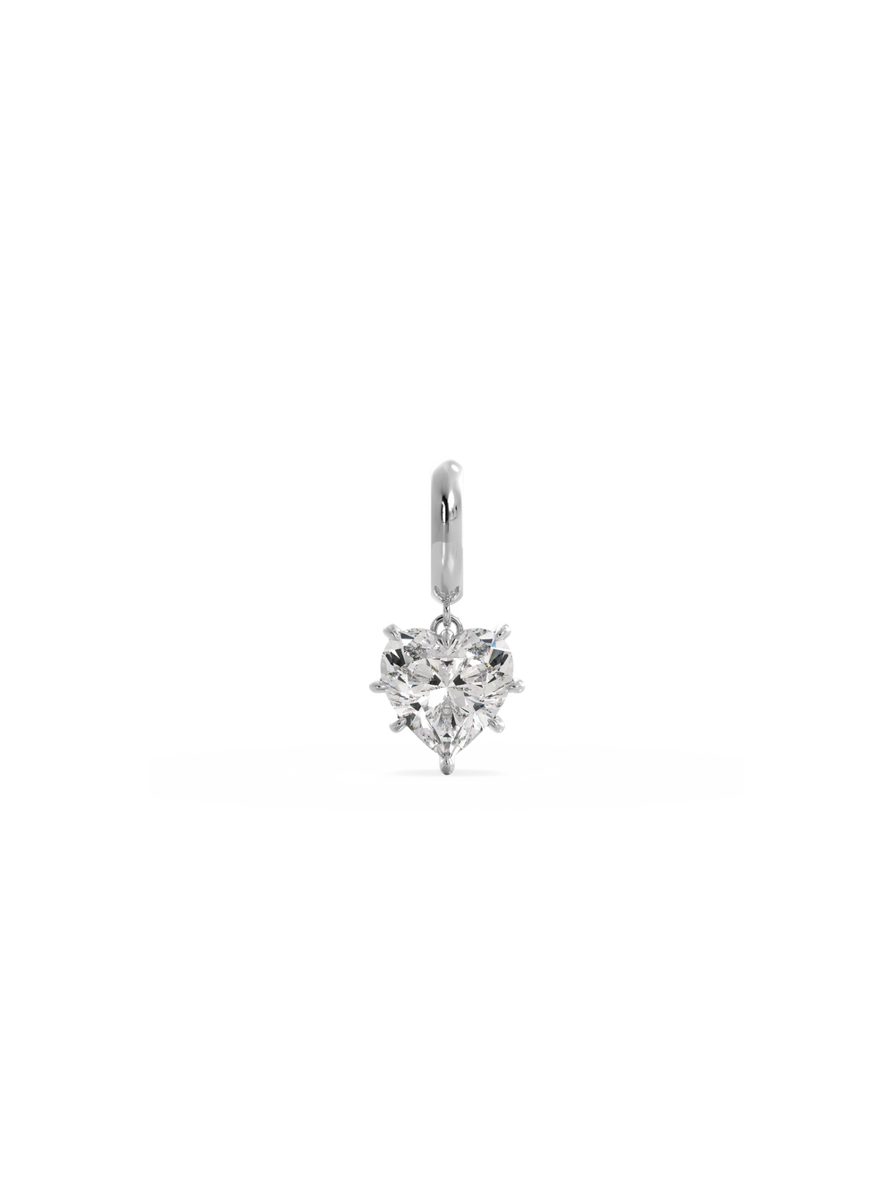 2.00ct Heart Diamond Bespoke Pendant - View 