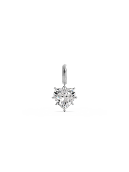 3.00ct Heart Diamond Bespoke Pendant