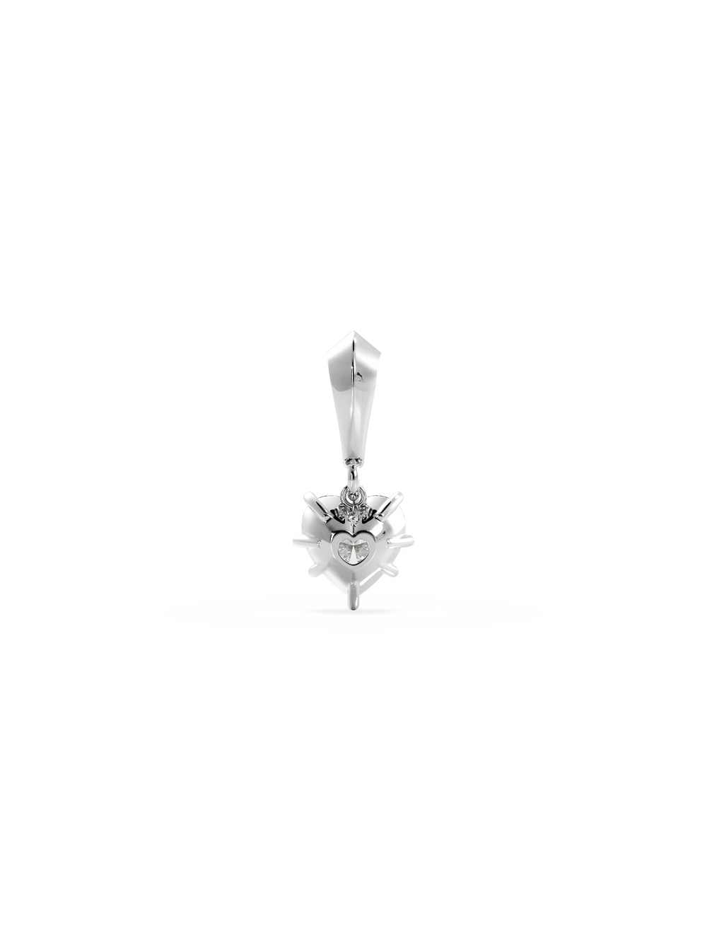 Heart Diamond Bespoke Pendant - View 