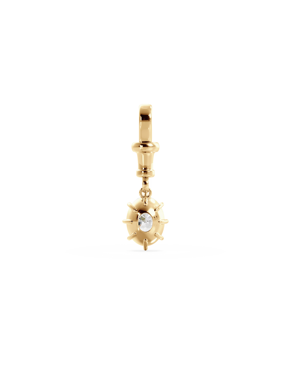 Oval Diamond Bespoke Pendant - View 