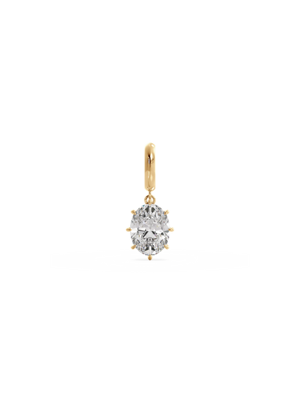 2.00ct Oval Diamond Bespoke Pendant
