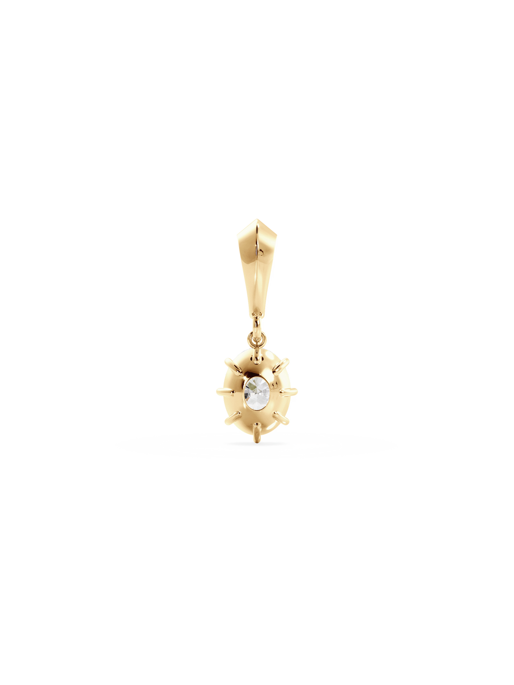 2.00ct Oval Diamond Bespoke Pendant - View 