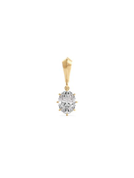 2.00ct Oval Diamond Bespoke Pendant