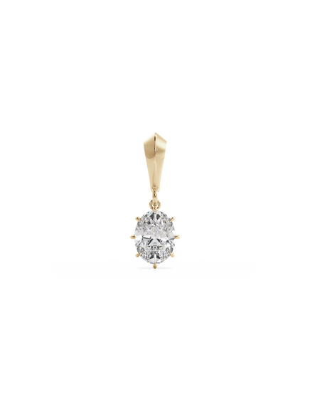 2.00ct Oval Diamond Bespoke Pendant