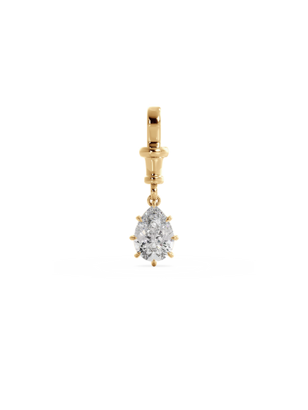 2.00ct Pear Diamond Bespoke Pendant