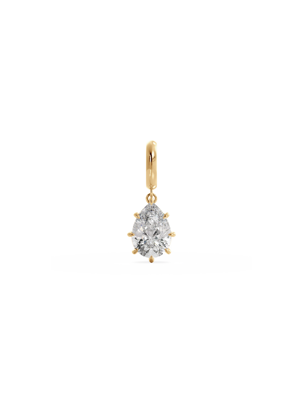 Pear Diamond Bespoke Pendant - View 