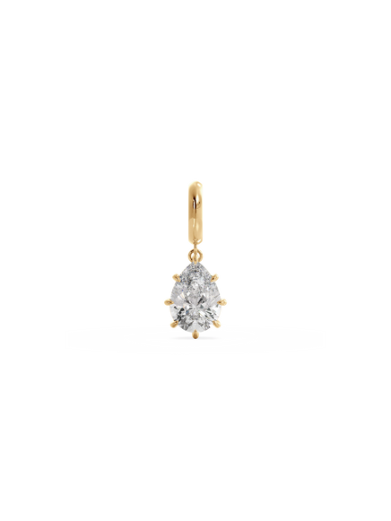2.00ct Pear Diamond Bespoke Pendant