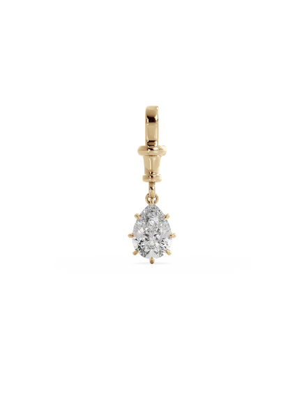2.00ct Pear Diamond Bespoke Pendant