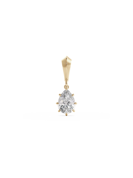 2.00ct Pear Diamond Bespoke Pendant