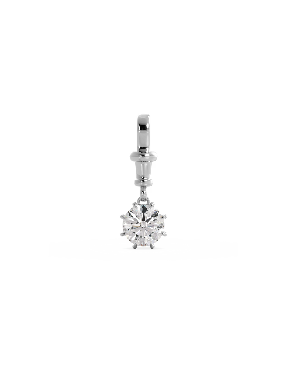2.00ct Round Diamond Bespoke Pendant - View 