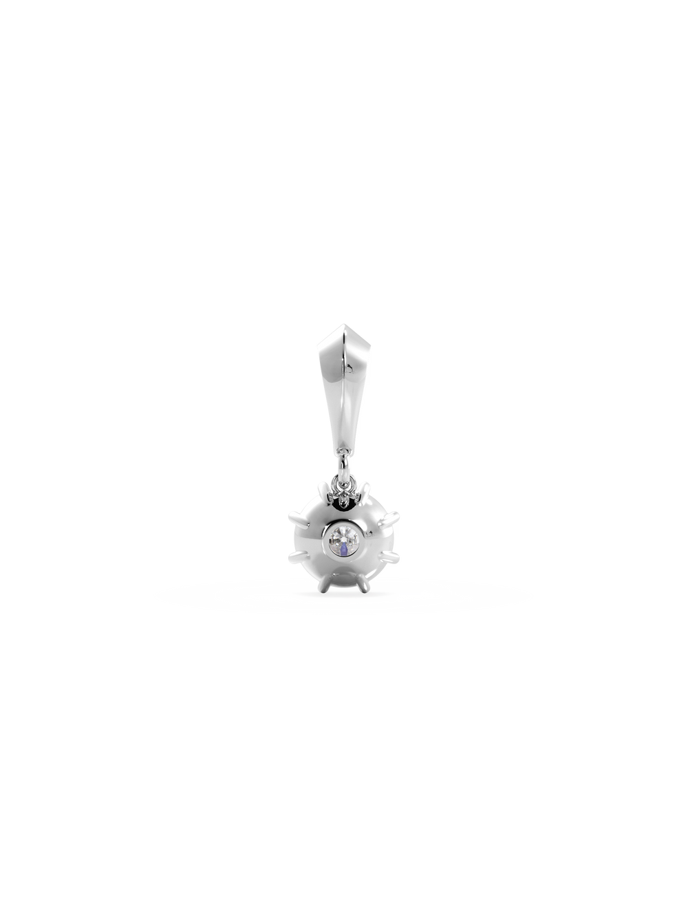 Round Diamond Bespoke Pendant - View 