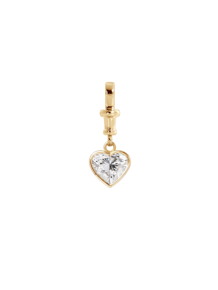 3.01ct Heart Bezel Diamond Bespoke Pendant