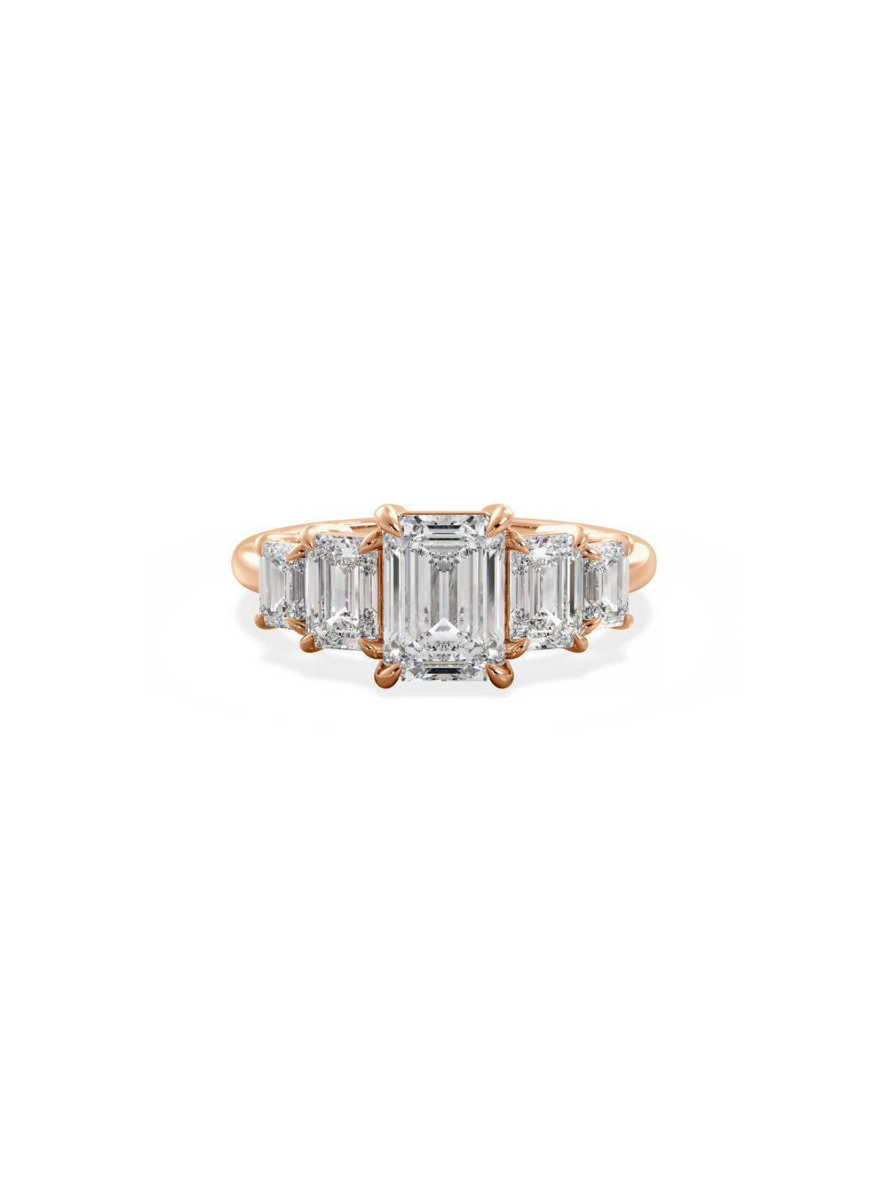 Emerald Signature Five-Stone Ring - View 