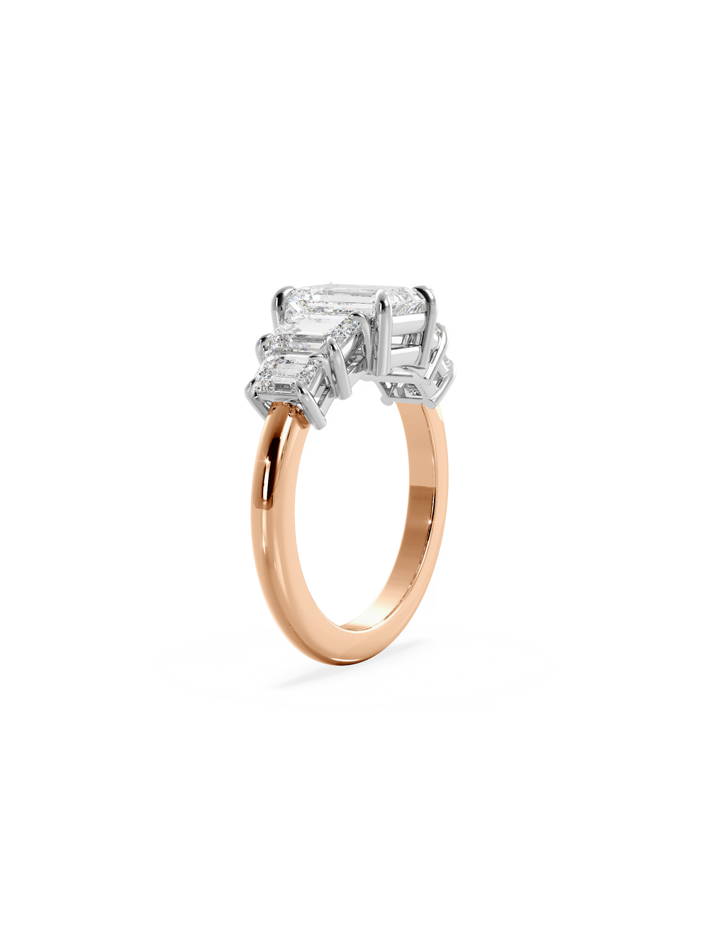 Emerald Signature Five-Stone Ring - View 