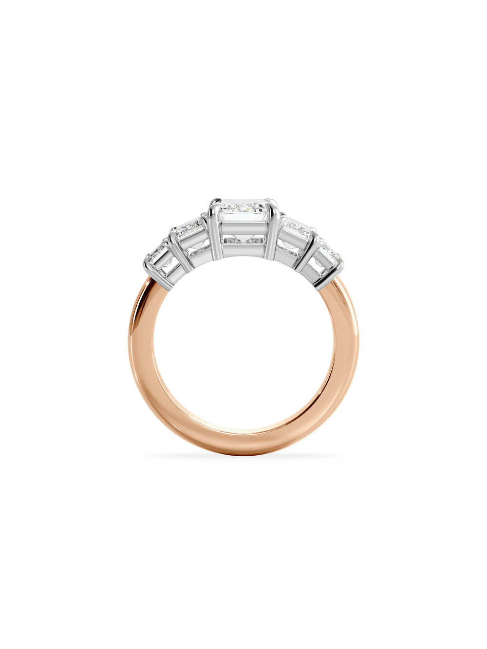 Emerald Signature Five-Stone Ring - View 