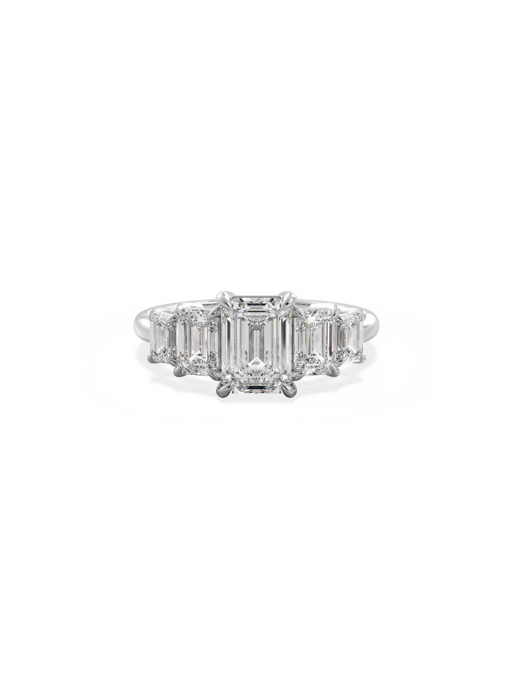 Emerald Signature Five-Stone Ring - View 